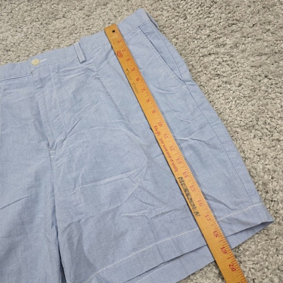 Polo Ralph Lauren Shorts Mens 40 Blue Chino Classic Fit Flat Front Preppy - Picture 9 of 13